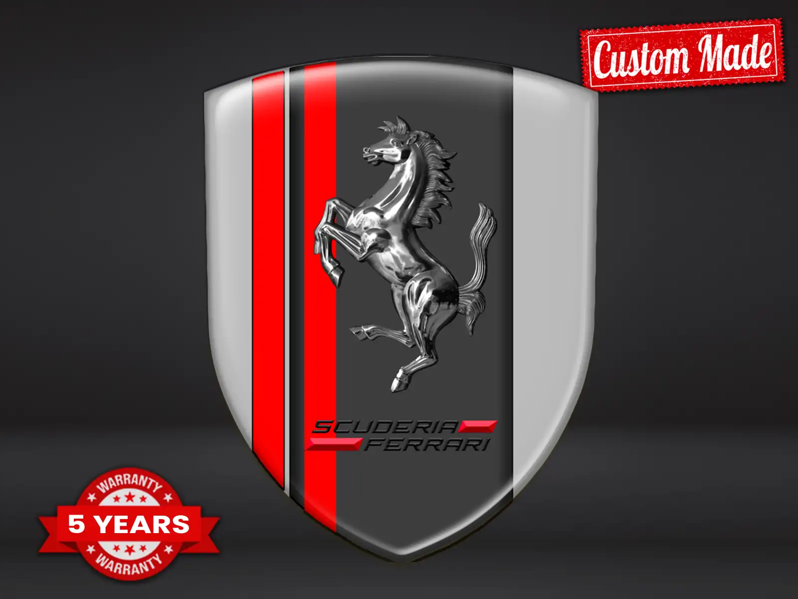 Ferrari Design Autocollants Auto Limité Résistants Qualité